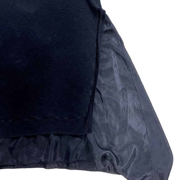 Eilleen Fisher Black Dress Size XSmall Asymmetrical Dress - Picture 7 of 15